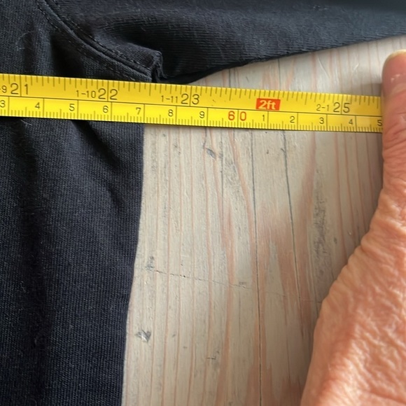 NWT. FRAME Research & Development Long Sleeve Tee Shirt in Noir Black Size Large - Picture 9 of 13